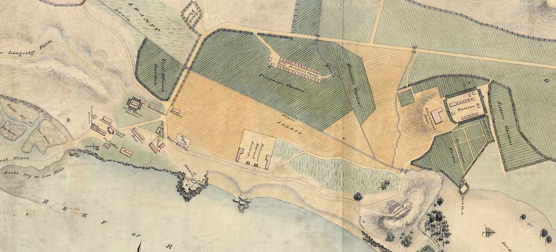 SRNSW: NRS13859, [Map 6321], Part of Norfolk Island map – “Transmitted to Colonial Secretary, Circular No. 44/12, 31 Jan 1844”