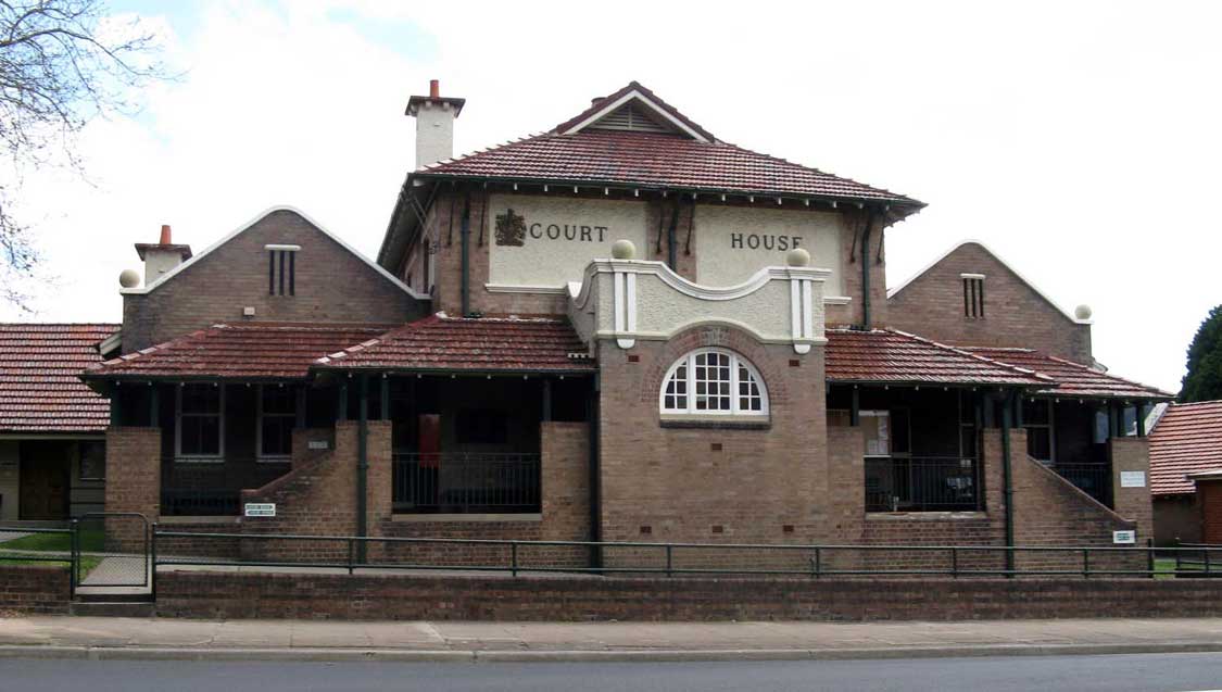 Lithgow courthouse, built 1909. Photo: Peter de Waal