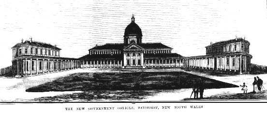 New Government Offices, Bathurst. Image: Australian Town and Country Journal, Sat 24 Jul 1880, p.32. Reproduction: Peter de Waal