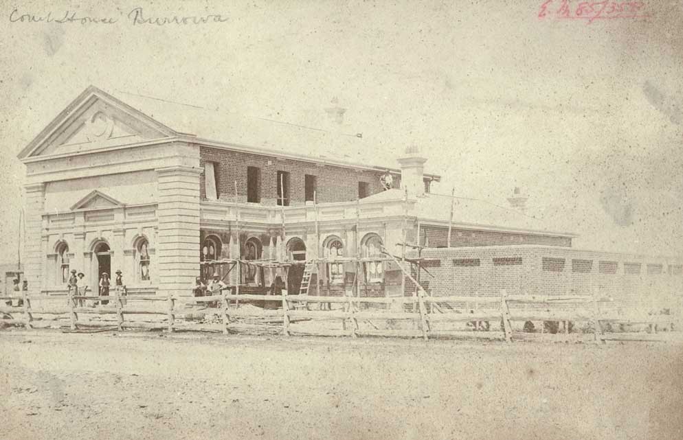 Burrowa courthouse, opened 1886. Photo ID: SRNSW 4346_a020_ a020000337.¬jpg 