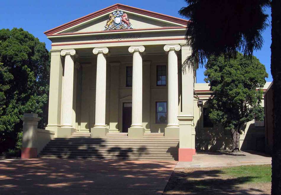 Young courthouse opened 6 Apr 1886. Photo: Peter de Waal