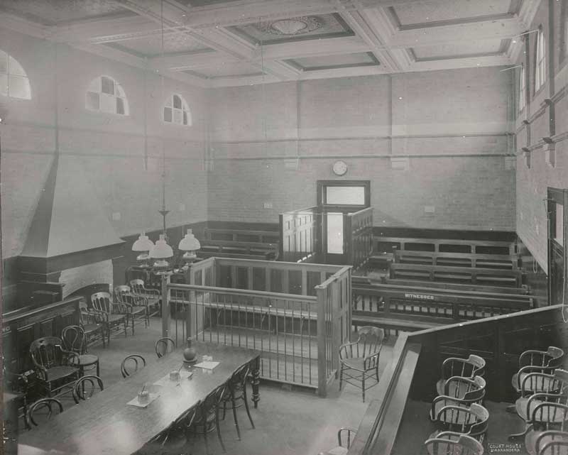 Narrandera courthouse interior, n.d. Photo ID: SRNSW 4346_ a020_ a020000081.jpg