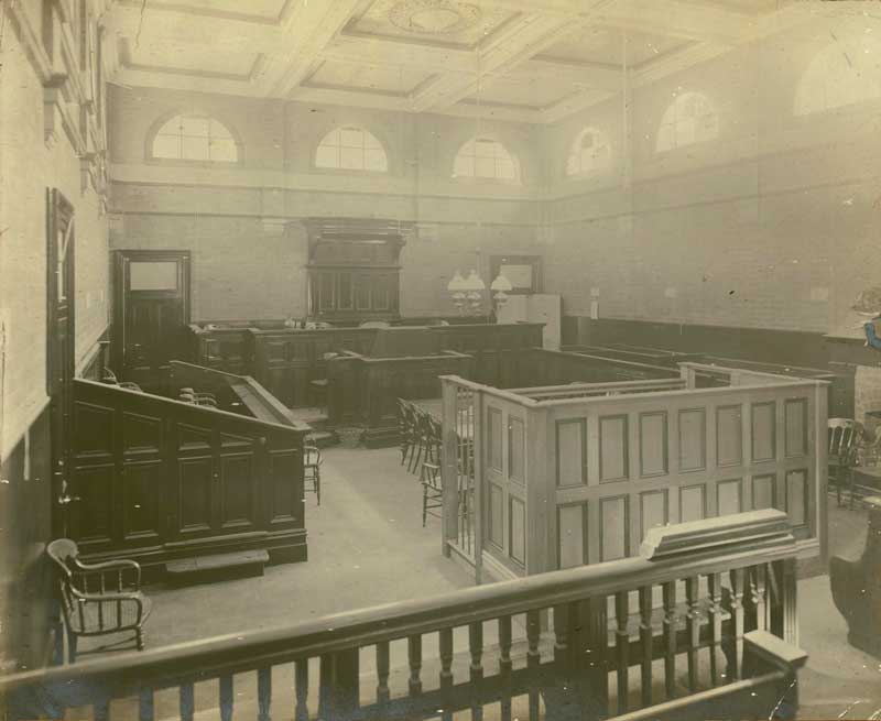Narrandera courthouse, built 1900, interior, n.d. Photo ID: SRNSW 4346_a020_a020000134.jpg