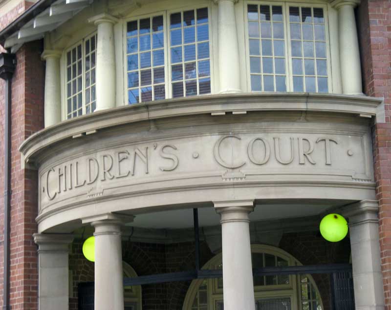 Children’s court main entrance. Photo: Peter de Waal