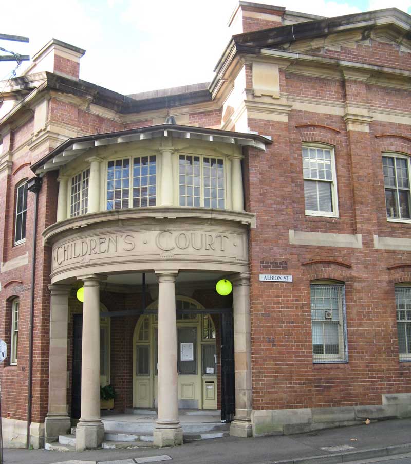 Children’s court, Sydney, opened 3 Oct 1911. Photo: Peter de Waal
