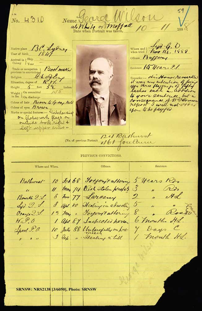 SRNSW: NRS2138, [3/6050], Darlinghurst Gaol photographic description book, 28 Sep 1888-13 Jul 1889, No. 4310, p. 59, R5103.