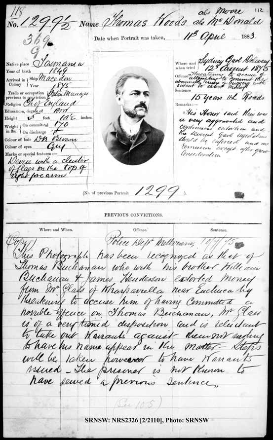 SRNSW: NRS2326, [2/2110], Maitland Gaol photographic description book, 1882, No. 12991⁄2, p. 112, R5127.