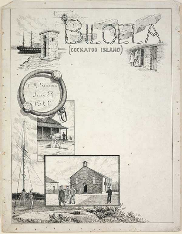 Biloela (Cockatoo Island), 1889. Image: NSW State Library collection. Reproduction: Peter de Waal