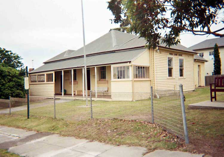 Eden Courthouse, built 1858, under the Colonial Architect, Alexander Dawson. Photo: Peter de Waal. Eden Courthouse, built 1858, under the Colonial Architect, Alexander Dawson. Photo: Peter de Waal.