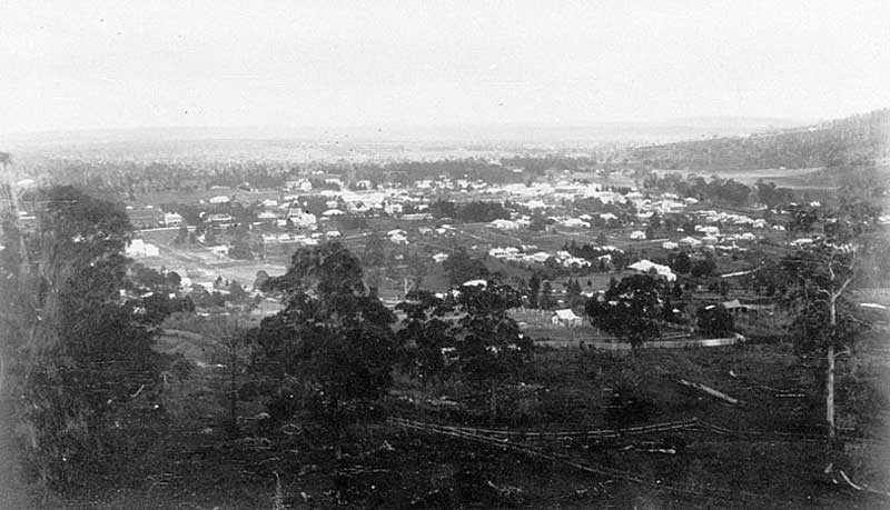 View of Bowral, NSW, c. 1890. Image: NSW State Library collection. Reproduction: Peter de Waal