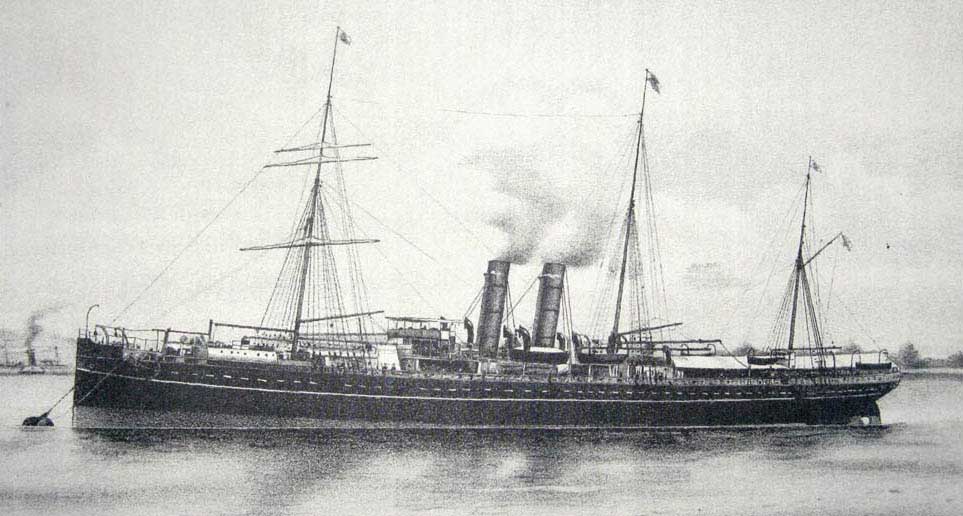 RMS Massilia. Source: Transcultural Studies, No. 1 (2012). Repro- duction: Peter de Waal RMS Massilia. Source: Transcultural Studies, No. 1 (2012). Repro- duction: Peter de Waal