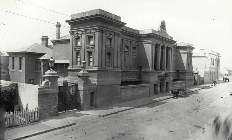 Newtown courthouse, opened 9 Jun 1885. Photo ID: SRNSW 4481_a026_000510.jpg. Reproduction: Peter de Waal Newtown courthouse, opened 9 Jun 1885. Photo ID: SRNSW 4481_a026_000510.jpg. Reproduction: Peter de Waal