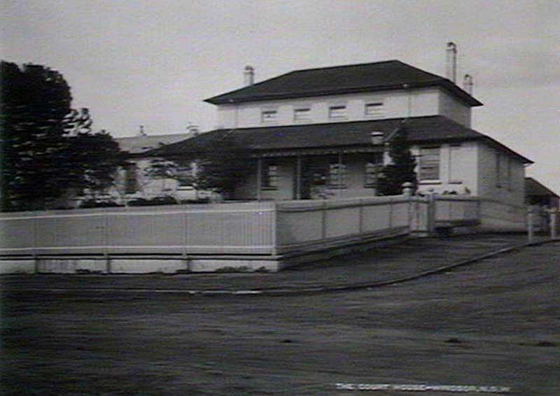 Windsor courthouse, 1894. Image: NSW State Library collection. Reproduction: Peter de Waal