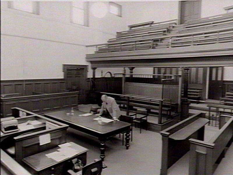 Balmain courtroom, 29 May 1979.  Image: NSW State Library. Reproduction: Peter de Waal