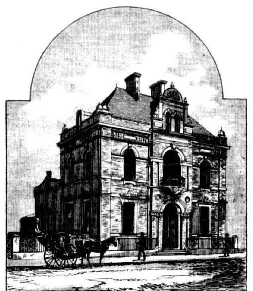 Goulburn town hall, opened Feb 1889. Image: Australian Town and Country Journal, Sat 16 Feb 1889, p. 26. Reproduction: Peter de Waal Goulburn town hall, opened Feb 1889. Image: Australian Town and Country Journal, Sat 16 Feb 1889, p. 26. Reproduction: Peter de Waal