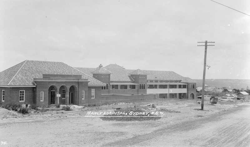 Manly hospital, c. 1928. Image: NSW State Library collection. Reproduction: Peter de Waal