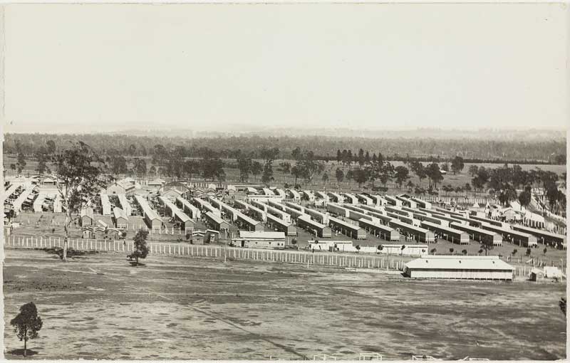 German concentration camp, Liverpool. Image: NSW State Library collection. Reproduction: Peter de Waal