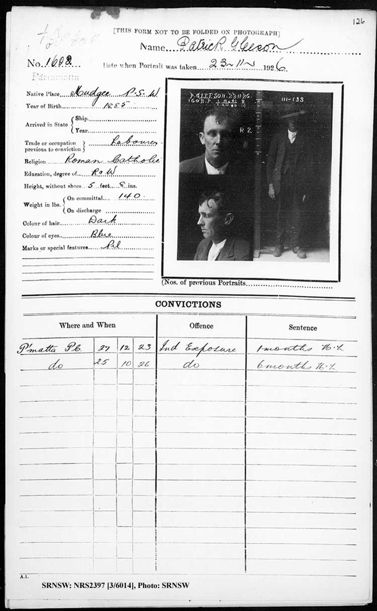 SRNSW: NRS2397, [3/6014], Parramatta photographic description book, 1917-1928, No. 1602, p. 126, R5138.