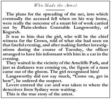 Who Made the Arrest Who Made the Arrest