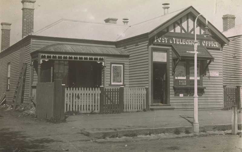 Birregurra (Vic) Post and Telegraph Office, photo taken 1925. Image: Victorian State Library collection. Reproduction: Peter de Waal