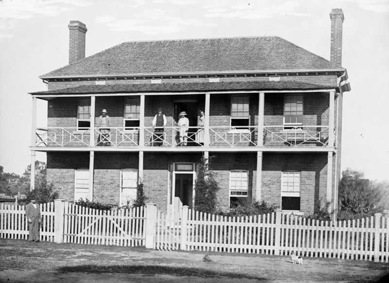 The original Orange hospital building, NSW, 1870-75. Image: NSW State Library collection. Reproduction: Peter de Waal