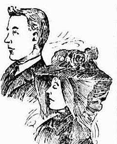 Tattersall’s brother and Mrs Tattersall. Image: Truth, (Syd, NSW), Sun 10 Mar 1912, p. 6. Reproduction: Peter de Waal