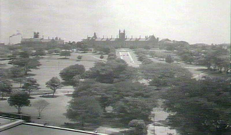 Sydney University and Park from Broadway, Dec 1937. Image: NSW State Library collection. Reproduction: Peter de Waal