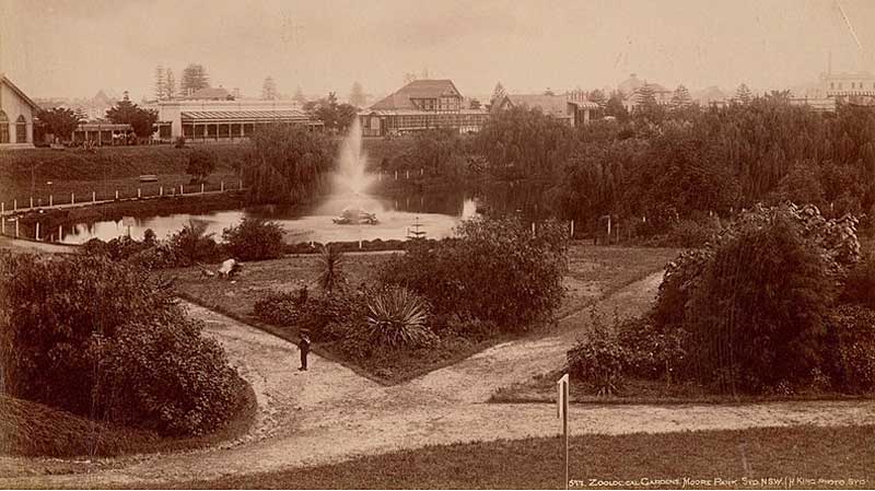 Zoological Gardens, Moore Park, Sydney, c. 1885. Image: NSW State Library collection. Reproduction: Peter de Waal