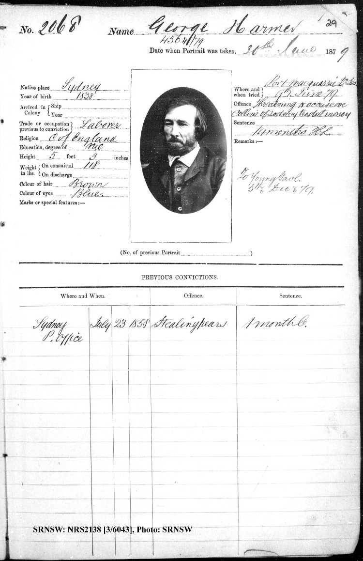 1858, George Harmer